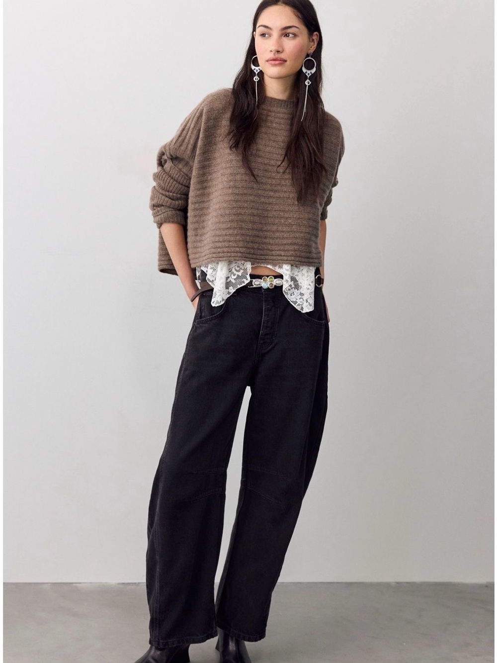 Free people good luck barrel Jean